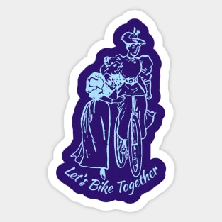 Cycling Women Sticker